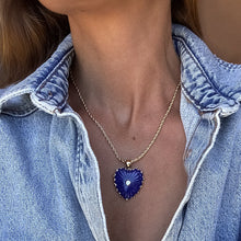 Load image into Gallery viewer, Malene Lapis Rope Necklace