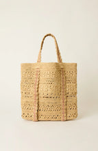 Load image into Gallery viewer, Chapeu Tote - Natural/Pink