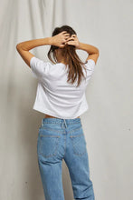 Load image into Gallery viewer, Cher Shrunken Tee - White