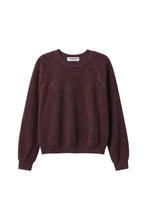 Load image into Gallery viewer, Ziggy Reverse Fleece Crew - Cherry Lacquer