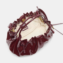 Load image into Gallery viewer, Cocoa Oxblood Patent Stella Handbag