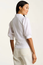 Load image into Gallery viewer, Pure Rib Collet Top - White