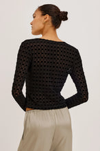 Load image into Gallery viewer, Cyrah Top - Black Checkerboard
