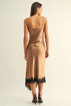 Load image into Gallery viewer, Emily Lace Satin Slip Dress