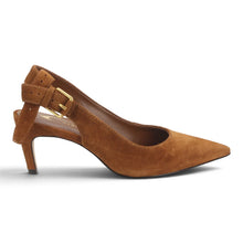 Load image into Gallery viewer, Irida Leather Suede Slingback