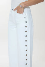 Load image into Gallery viewer, Lexi Mid Rise Bowed Straight Jean - Vivid White