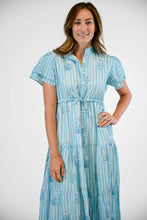 Load image into Gallery viewer, Magnolia Flutter Dress - Bluebell Stripe