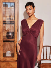 Load image into Gallery viewer, Cierra Ruffle Detail Midi Dress