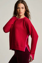 Load image into Gallery viewer, Power Stitch Cotton Pullover - Spice Red