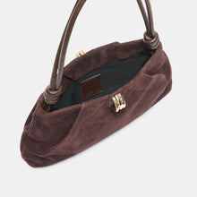 Load image into Gallery viewer, Ravel Chocolate Suede Shoulder Bag