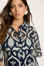 Load image into Gallery viewer, Tay Top - Navy/Cream