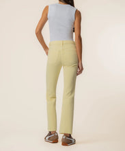 Load image into Gallery viewer, Kelsey High Rise Ankle Flair - Pastel Yellow