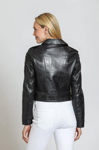 Load image into Gallery viewer, Cropped Leather Jacket
