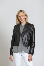 Load image into Gallery viewer, Cropped Leather Jacket
