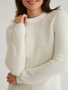 Jane Pullover - Bleach White