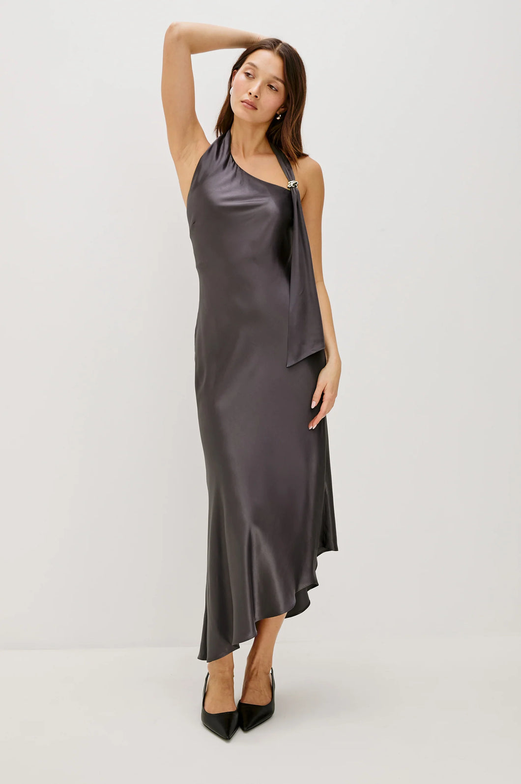 Adra Dress - Gunmetal