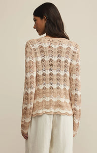 Azura Stripe Crochet Top