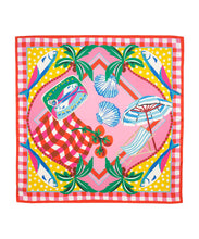 Load image into Gallery viewer, Beach Picnic Silk Square
