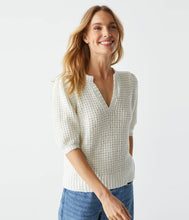 Load image into Gallery viewer, Gemma Puff Sleeve Sweater - Chalk
