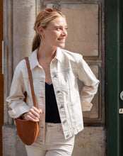 Load image into Gallery viewer, Francoise Denim Chore Jacket - Oyster
