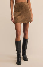 Load image into Gallery viewer, Ciera Suede Mini Skirt - Coconut
