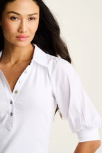 Load image into Gallery viewer, Pure Rib Collet Top - White
