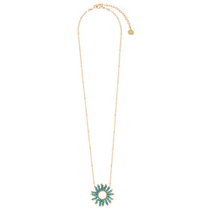 Flower Sun Necklace