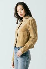 Load image into Gallery viewer, Cinnamon Crunch Suede Blazer - Camel
