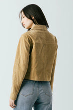 Load image into Gallery viewer, Cinnamon Crunch Suede Blazer - Camel
