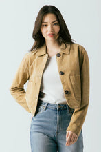 Load image into Gallery viewer, Cinnamon Crunch Suede Blazer - Camel
