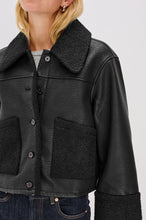 Load image into Gallery viewer, Dria Jacket - Black Shearling
