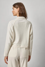 Load image into Gallery viewer, Easy Raglan Button Down - Ecru
