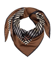 Load image into Gallery viewer, Concentric Stripe Silk Square
