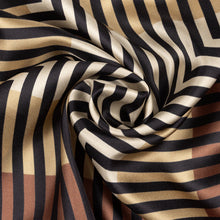 Load image into Gallery viewer, Concentric Stripe Silk Square
