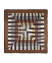 Load image into Gallery viewer, Concentric Stripe Silk Square
