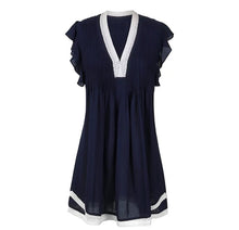 Load image into Gallery viewer, Eden Dress - Blue &amp; White

