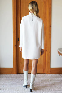 Edie Turtleneck Dress - Ivory