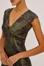 Load image into Gallery viewer, Eleni Dress - Olive Dahlia
