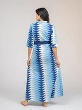 Load image into Gallery viewer, Eloise Dress - Triangle Ocean

