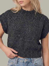 Load image into Gallery viewer, Greer Short Sleeve Dolman Sweater - Black
