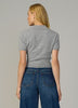 Short Sleeve Polo Sweater - Heather Grey
