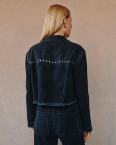 Studded Jacket - Moon Shadow Wash