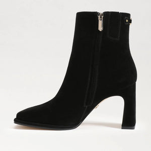 Irie Square Toe Ankle Bootie - Black Suede