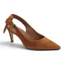 Load image into Gallery viewer, Irida Leather Suede Slingback
