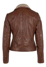 Load image into Gallery viewer, Jenja Leather Jacket - Cognac
