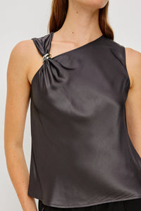 Karley Top - Gunmetal