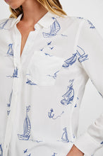 Load image into Gallery viewer, Kathryn Shirt - Sailboats
