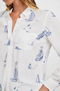 Kathryn Shirt - Sailboats
