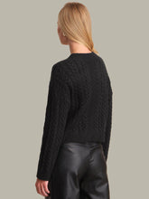 Load image into Gallery viewer, Leona Cable Pullover - Black
