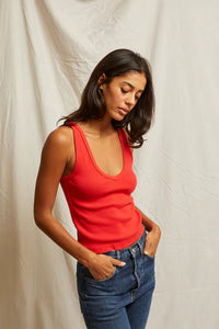Maria High Rise Flare - Light Blue